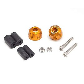 Active 60800236 Aluminum Bar End Revolver, Gold, φ1.3 - L9.0 inches (33 - L22.5 mm)