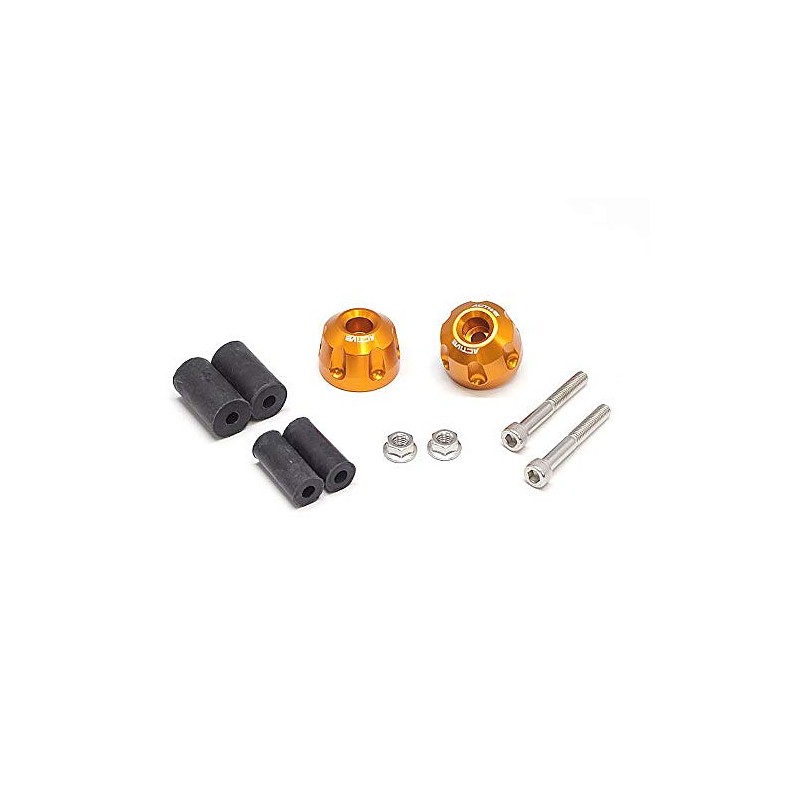 Active 60800236 Aluminum Bar End Revolver, Gold, φ1.3 - L9.0