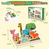 Wooden Puzzle Toy for Toddlers 1-3, Montessori Wooden Toy for