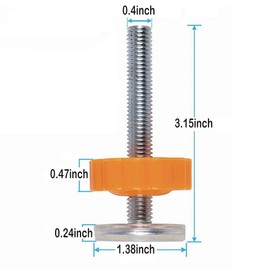 iwobi Pack of 4 Pressure Screws Spindle Screw for Baby and Pet Safety Gate