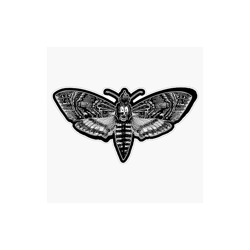 Deaths Head Moth - Silence of The Lambs Bumper Sticker