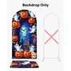 Halloween Photo Backdrop- Reusable Double-Sided Background for Parties and Events