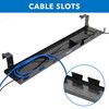 MOUNT-IT! Under Desk Cable Tray [23" Length] Wire Management Basket