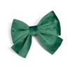 Fluffy Tailers Emerald Green Velvet Dog Collar Bowtie – Comfortable