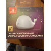 Globe Electric Wally Whale White Multicolor Changing Integrated LED Silicone