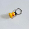 Graduation Duck Keyring with Rubber Design