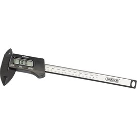 Draper 24816 Imperial Digital Lcd Vernier Caliper Gauge, 150mm, Blue