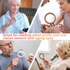 Magnifying Glass with Light, 30 LED Lights Handheld Illuminated Magnifier