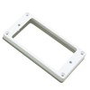 Pair of humbucker pickup surround rings for curved top guitar