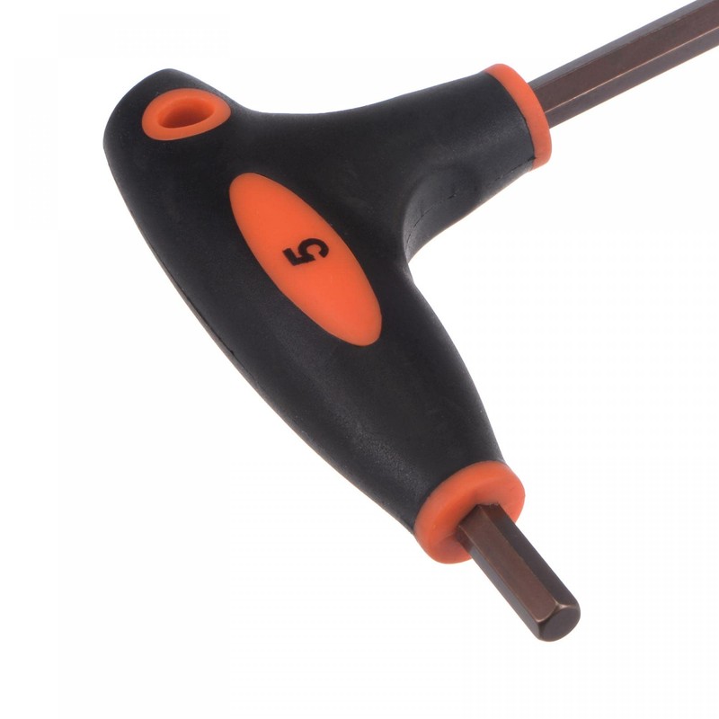 sourcing map 5mm Hex Key T-Handle Dual End Wrench Spanner,