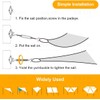 M6 Awning Attachment Set, Heavy Duty Sun Shade Sail Stainless