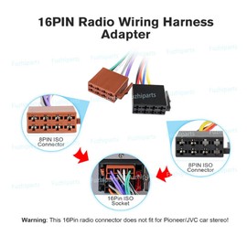 Car ISO Radio Stereo Wire Wiring Harness Cable Adapter Connector Plug for Honda CRV Civic Accord Crosstour Inspire Odyssey Fit Jazz CD Player Stereo Cable Plug