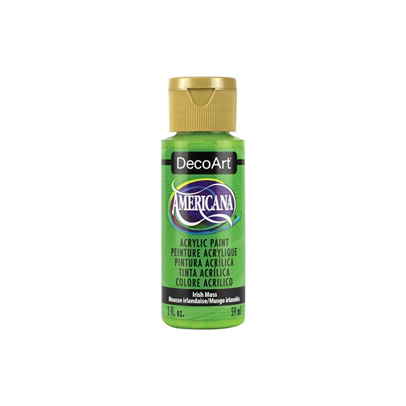 Deco Art Americana Acrylic Multi-Purpose Paint, Irish Moss,Green,59 ml (Pack