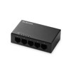 Elecom EHC-LG05M-B Gigabit Switching Hub, 5 Ports, Metal Enclosure, AC