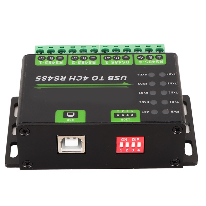 USB to 4CH RS485 Converter Onboard TVS Anti Thunder 120R