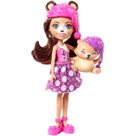 Enchantimals FRH46 Dreamy Bedroom Playset with Bren Bear Doll and Snore Figure, Multi-Colour