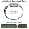 ALSMGGBPAF 20mm 22mm Nylon Watch Band for Men and Women,