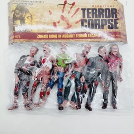 Terror Corpse Action Figure Pack  Zombie Realistic Movable Joints New Sealed