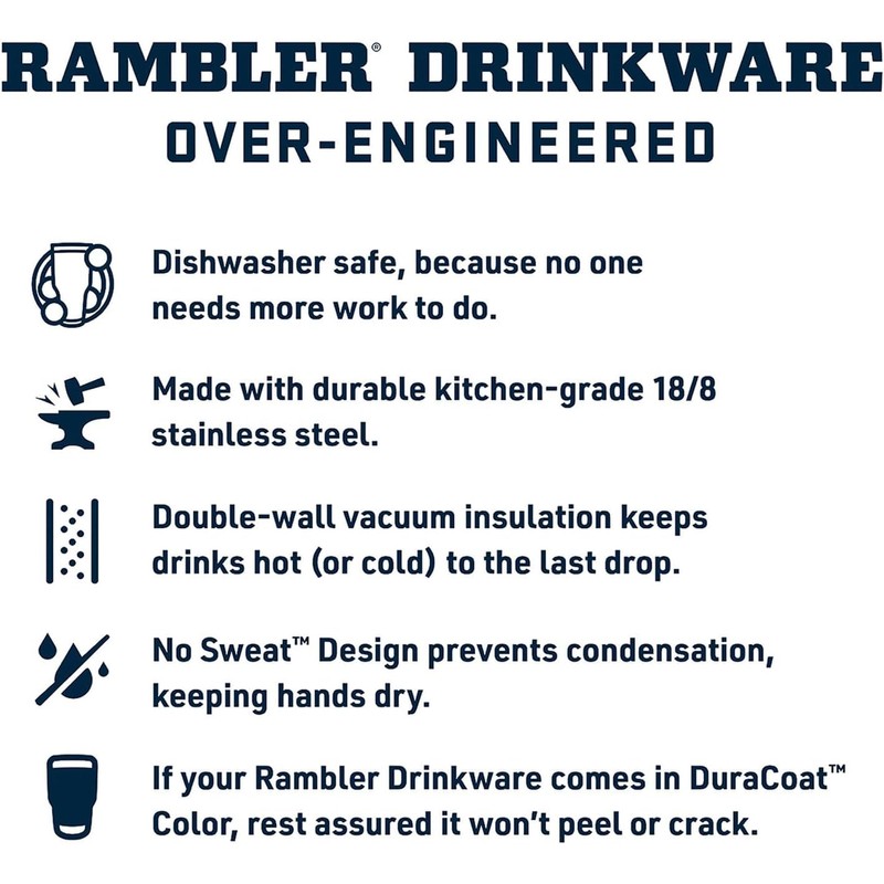 YETI Rambler Straw Cup, Sandstone Pink, 1035 ml