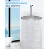 KINLIV 16 inch Large Ceiling Rainfall Shower Head Chrome -