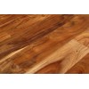 Elegance Plyquet Unfinished Acacia Wood Floor Vent Register, Flush Mount