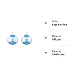 NUK Learner Cup (2 Count (Pack of 1), Tractor), Neutral