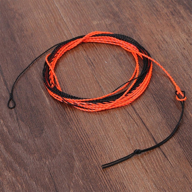 Maxcatch Tenkara Tapered Line Braided Fly Fishing Line (Orange&Black, 12ft)
