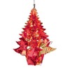 Christmas Foil Ceiling Decorations - 30cm Tree and Ball Set