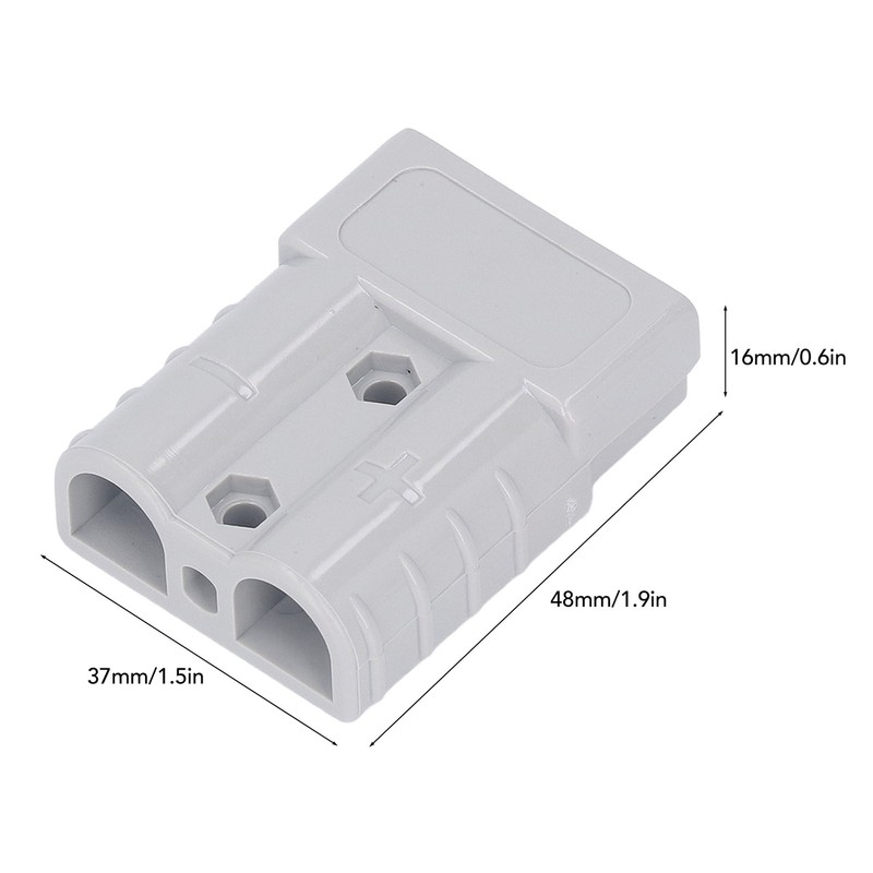 2 Set Battery Quick Connector 50A 600V Fireproof High Conductivity