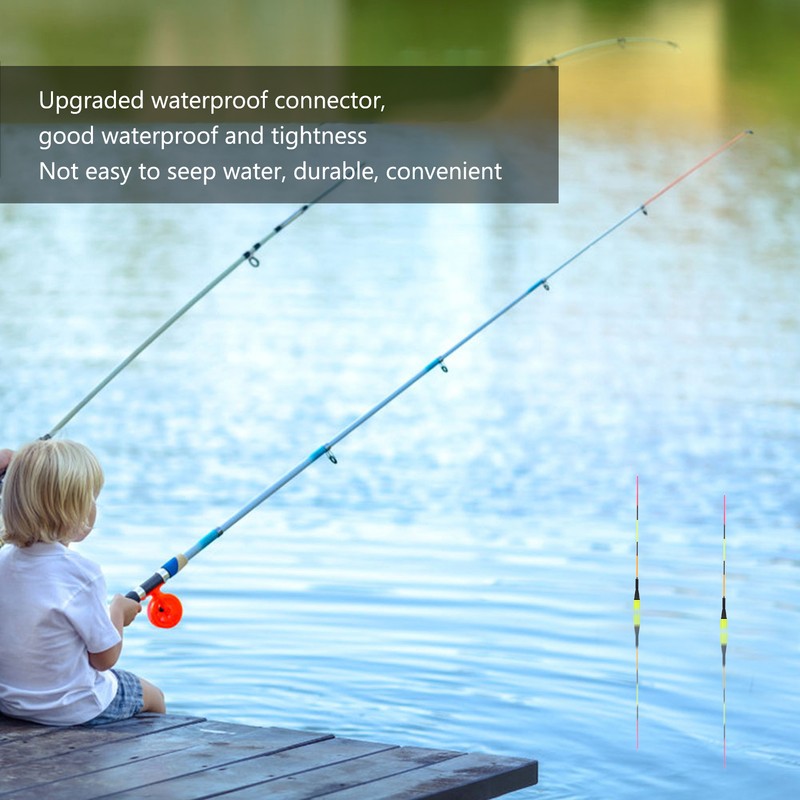 Balsa Wood Glow Fishing Float LED Electronic Gravity Sensing Night