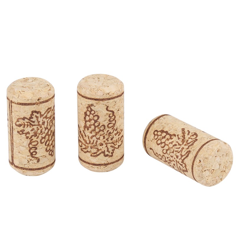 100PCS 22 *44mm Natural Cork StraightCorks Wooden Wine Bottle Stopper