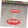 DOITOOL 5 Sheets Stop Sign, 7.8x7.8 Inches High Intensity Street