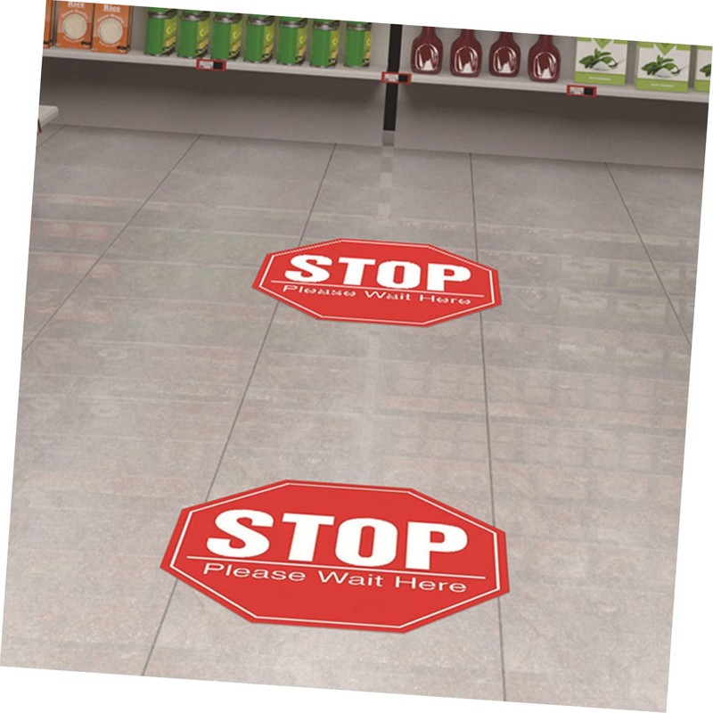 DOITOOL 5 Sheets Stop Sign, 7.8x7.8 Inches High Intensity Street