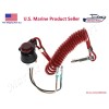 LLD_TK Tohatsu Nissan Outboard Kill Stop Switch 4-140HP 3A3-06830-0 3A3068300