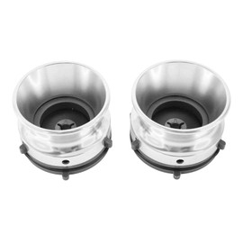 1/4 10 Inch Opener Polished Aluminum Alloy Universal Loading Device NAB Hub Adapter for Studer ReVox for Akai for Teac 2pcs Silver