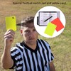 NINVVS Football referee card set, with 2 black whistles, durable