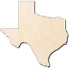 Wood Sign Texas Cutout Map Contour Shape Unpainted Unfinished Raw