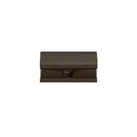 C.R. LAURENCE NDC60RB CRL Oil Rubbed Bronze No-Drill Fixed Panel Glass Clamp