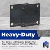 5" x 5" Heavy Duty Square Flat Steel Metal Base