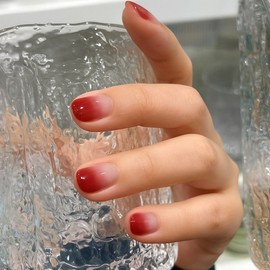 Middle short nail tip for attaching artificial nails, round shape, 1 piece, short nail tip #16 grader / 인조손톱 붙이는 미들 숏 네일팁 라운드쉐입, 1개, 숏네일팁#16그라레드