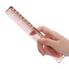 3pcs Space Aluminum Comb Set AntiStatic Wide Fine Tooth Hair