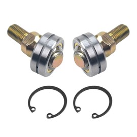 2Pcs M10 26mm Ball Joint Knuckle fit for Coleman KT196 196cc & Hisun 200cc HS200 Go-Kart