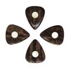 Sun Tones SUN-MAC-4 Macassar Ebony Picks (Pack of 4)