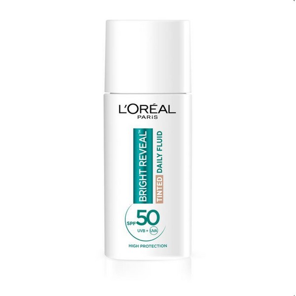 L'Oreal Paris Bright Reveal Tinted SPF 50 Fluid Medium 50mL