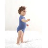 Baby Short Sleeve Solid Bodysuit - Super Soft Rayon made