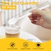 Fansunta 50pcs Extra Long Duty Plastic Spoons, 7.3 Inch Sturdy