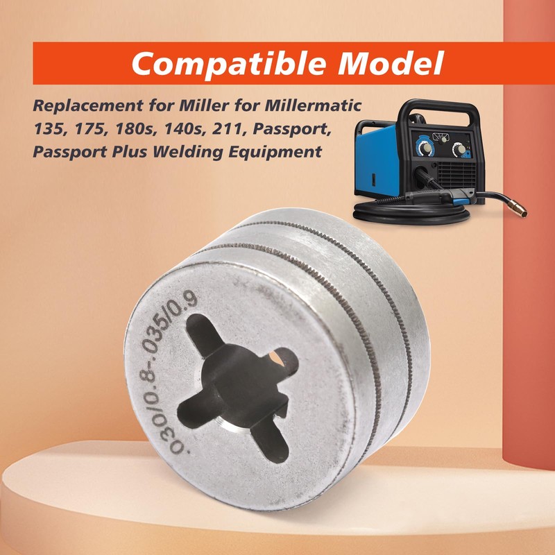 Mhrxusd 202926 Drive Roll .030-.035 and .045 Replacement for Miller