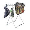 Foldable Outdoor Hamper Stand/Trash Rack/Hanger Caddy for 12 Gallon Trash