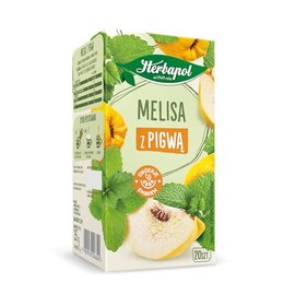 MELISA Z PIGWĄ Herbata Owocowa Naturalna Polska Herbapol