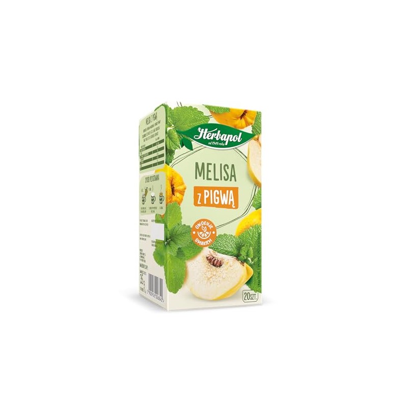 MELISA Z PIGWĄ Herbata Owocowa Naturalna Polska Herbapol